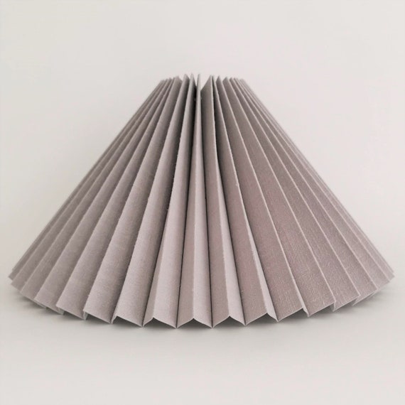 New Nordic Grey Linen Knife Pleated Lampshade Available In New Nordic Grey Linen Knife Pleated, Knife Pleated Lampshade Australia