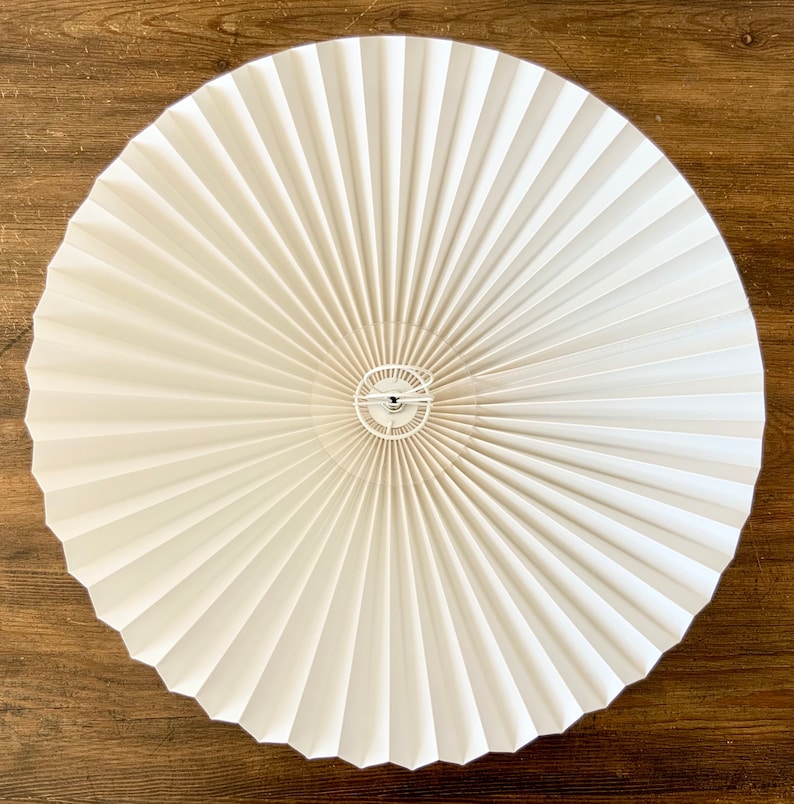 Clip on shade: Tilting Eclipse, pleated lampshade, available in several sizes, for table lamps, floor lamps or wall lights. Danish design. image 5