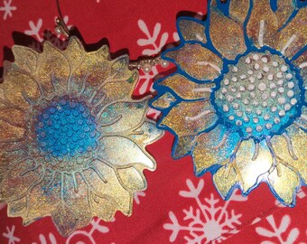 Support For Ukraine Sunflower Table Coasters