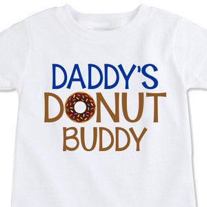 Donut shirt, Donut Birthday Party, Father&#39;s day gift idea, Donut  Birthday Daddy&#39;s donut buddy shirt Toddler boy, Doughnut party (EX 459)