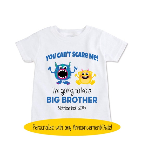 Big Brother Shirt, Big Cousin Shirt, Announcing Pregnancy, Announcement Onesie, Monsters shirt, Custom Toddler Big Sister Shirt (EX 184)
