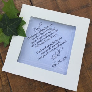 Gift Box for Wedding Handkerchief •  One piece Windowed Handkerchief Gift Box • Hankie gifting box for presentation on your Wedding Day