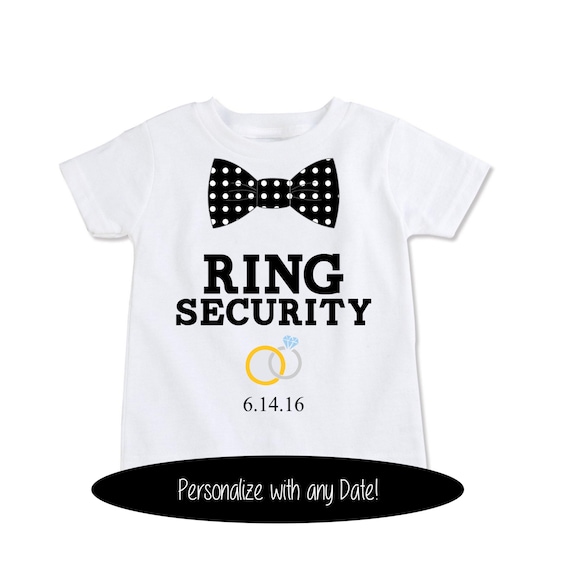 Ring Bearer Gift, groomsmen proposal, Ring security shirt • ring bearer outfit • Wedding party gifts • Wedding favors, ringbearer (EX 369)OB