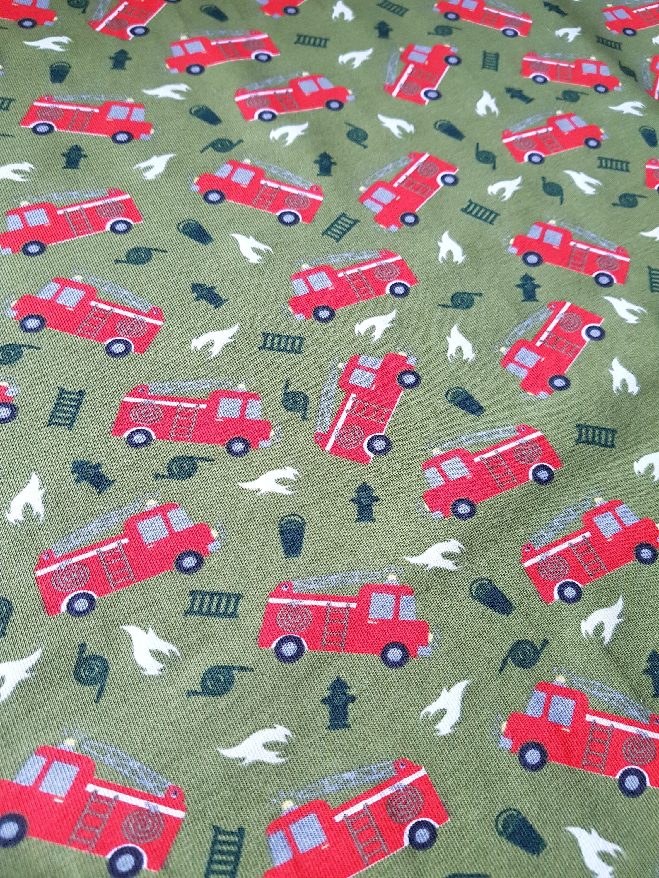 fire engine jersey fabric