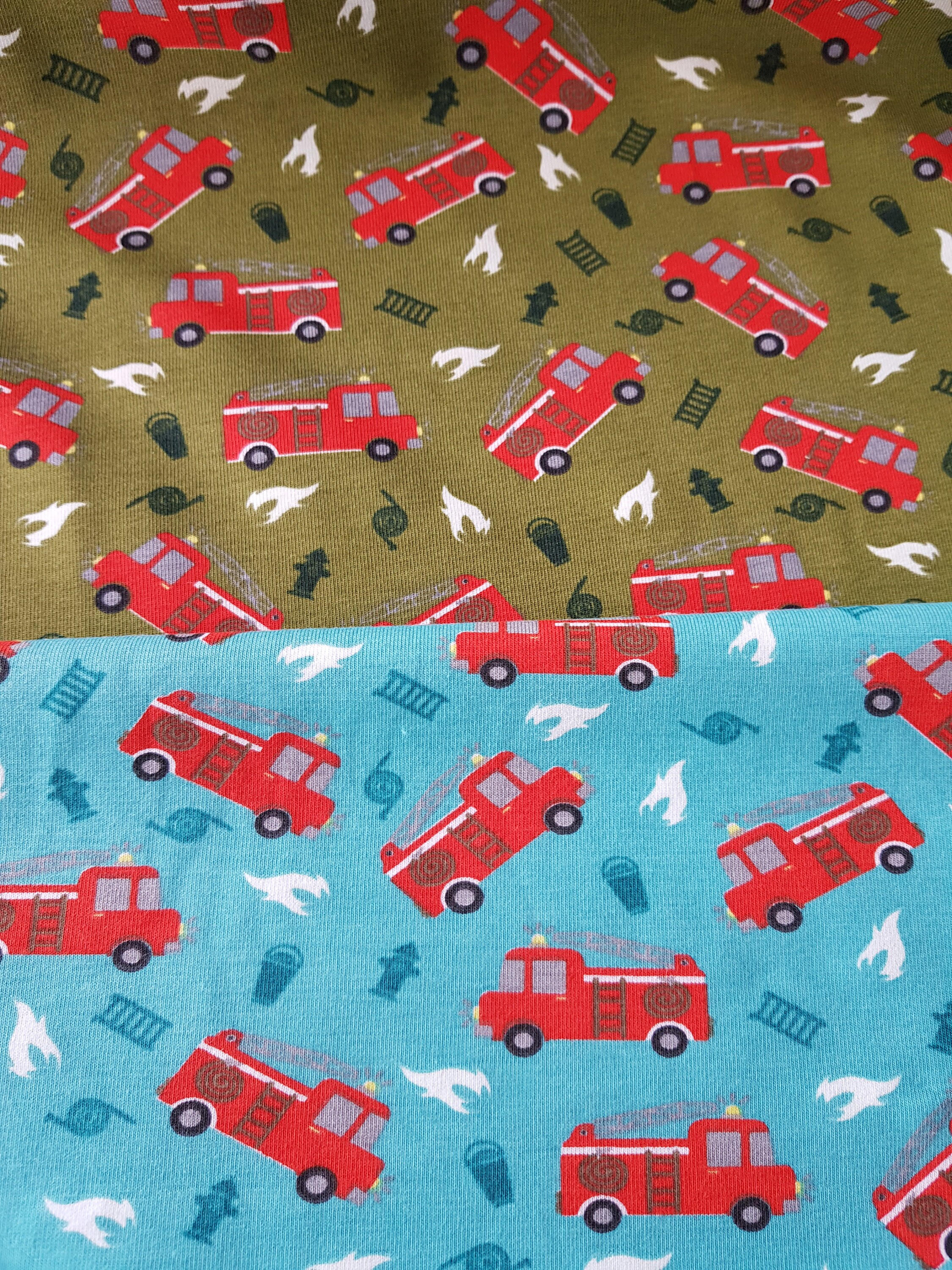 fire engine jersey fabric