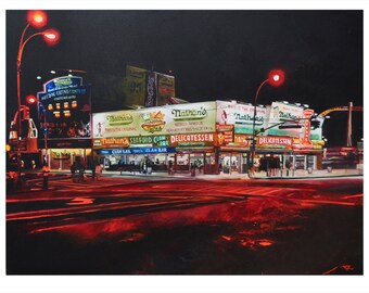 Limited Edition "Nathan's Famous " Digital Print on Enhanced Matte