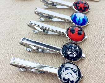 Star wars Tie Clips, tie bar, Tie Clips for men, custom Tie Clips