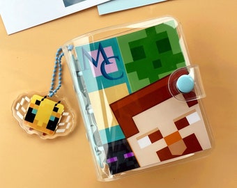 Steve, Alex, Creeper, Everything is square, Mini notebook, Cute book, gift for Children