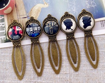 Sherlock Holmes Bookmark: Coppery 221B Baker Street Gift