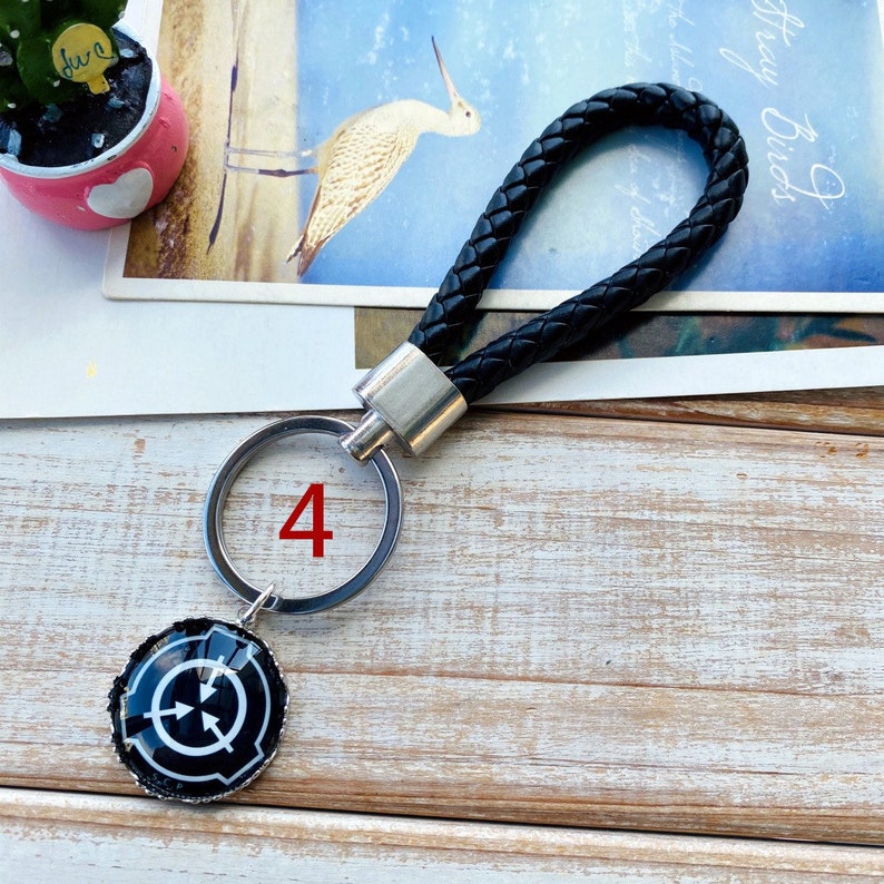 SCP foundation Keychain  SCP fans work keychain049 keychain NO.4 SCP