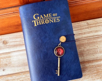 Game of Thrones, A song of ice and fire, book, notebook, diary, Journal notebook, fans work, present for book lovers