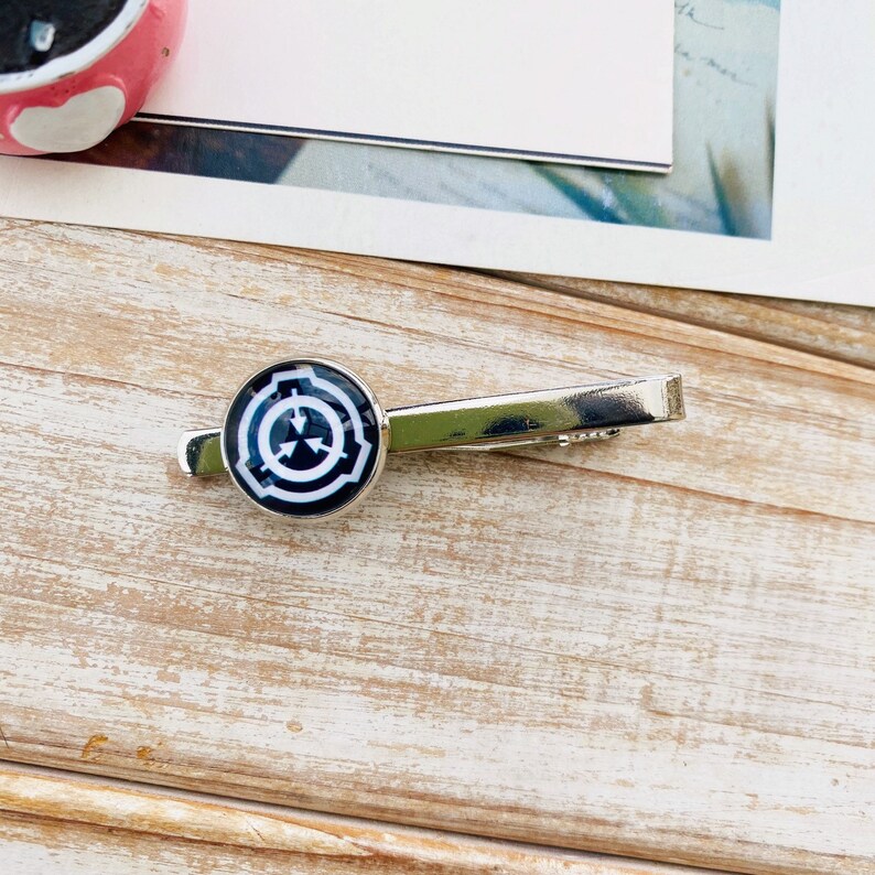 SCP Foundation tie clip Boys tie clasp tie bars SCP fans Tie clip