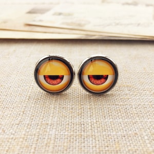 Eyes of Minion cufflinks ,  Minions cufflink, cuff links, cool gift for boys, cool gift for men