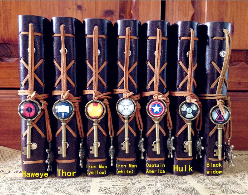 Superhero blank notebook Avengers notebook diary Travel Etsy