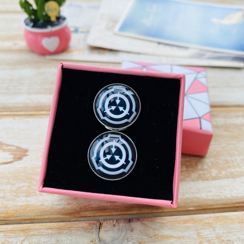 SCP Foundation tie clip Boys tie clasp tie bars SCP fans image 7