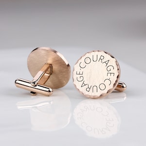 Personalized Cufflinks, Custom Name and Date Cufflinks,  Anniversary Gift for Husband, Wedding Gift for Groom, Wedding Cufflinks