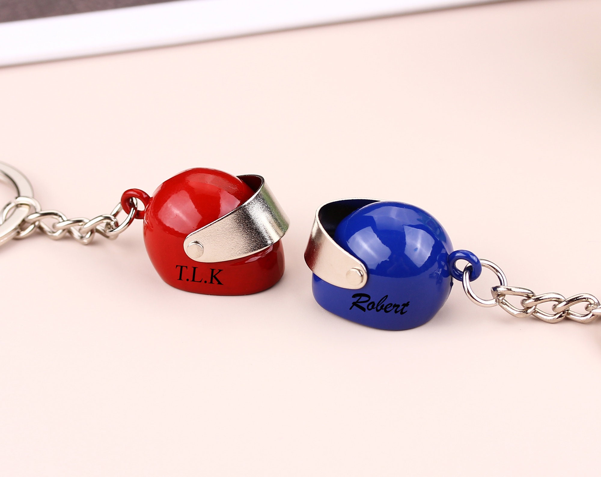 Porte-clés Moto Et Casque En Alliage De Zinc – Lot De 2, Décoratif Et Pratique Pour Les Passionnés - 6