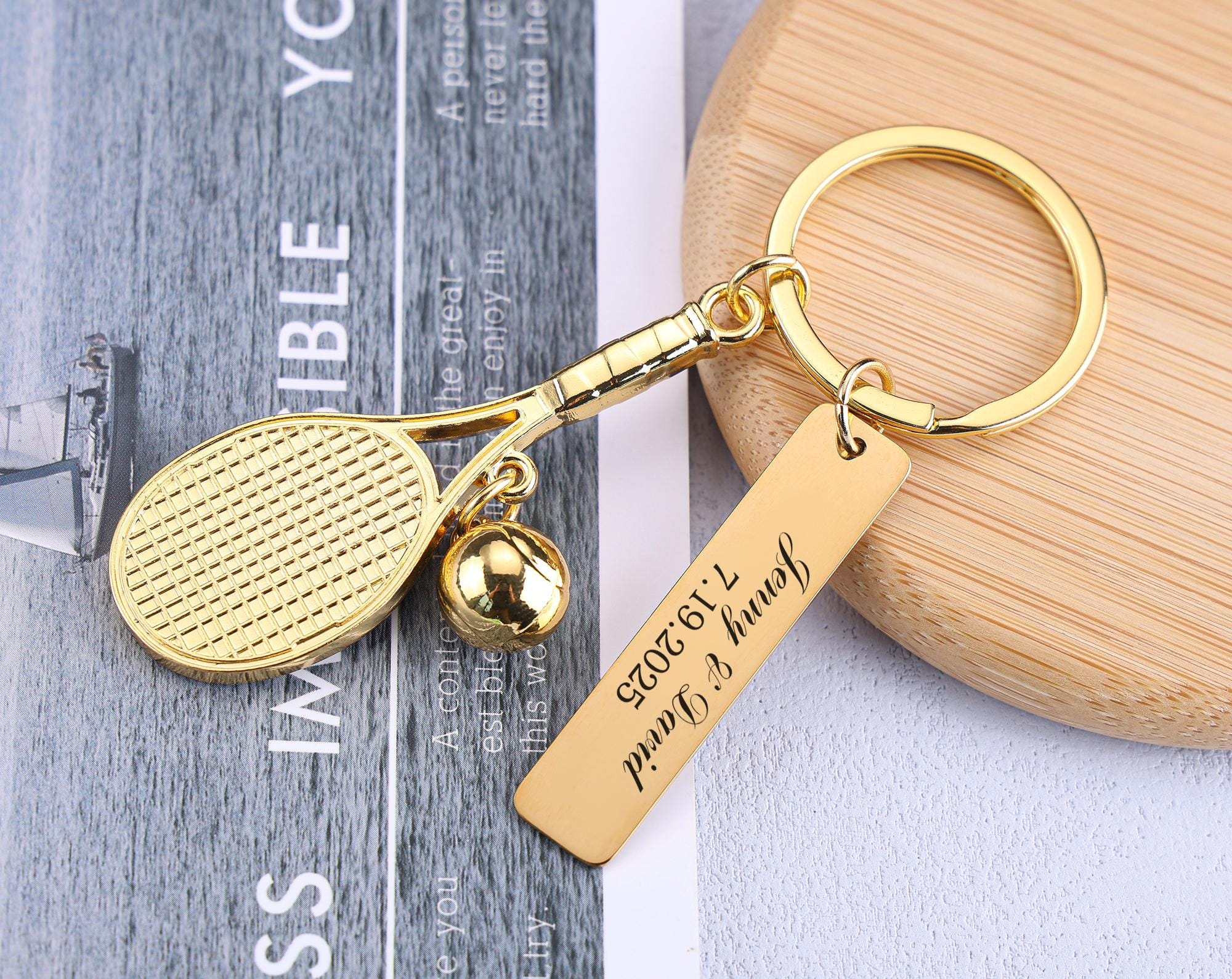 Tennis keychain - Etsy 日本