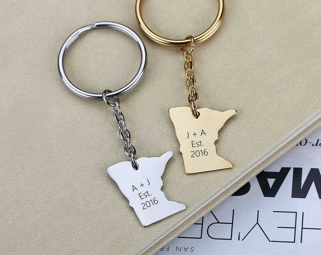Minnesota Keychain State Charm, Minnesota Graduation, Long Distance ...