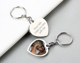 Personalized Picture Keychain, Custom Photo Keychain, Keychain For Boyfriend, Keychain For Him, Personalized Gifts For Men, Anniversary Gift