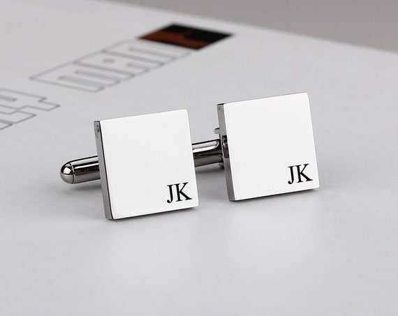 personalized gift customized cufflinks Monogram Cufflinks- groomsman gift ideas wedding gift custom cufflinks initial cufflinks