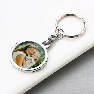 Custom Picture Keychain, Custom Portrait, Personalized Picture Keepsake ...