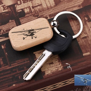 Personalized Wood Keychain,Custom Wooden Keychain, Coordinates Keychain, Compass Keychain Key Ring, Wood Keychain, Custom Handwriting Gift