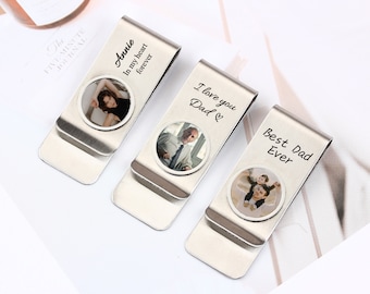 Personalized  Photo Money Clip, Custom Picture Money Clips, Wedding Gift, Money Clip, Groomsman, Fathers Day Gift for Dad, Christmas Gift