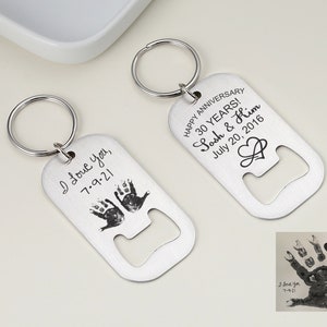 Porte-clés ouvre-bouteille manuscrit personnalisé, personnalisé avec votre message, cadeau porte-clés bière pour papa, cadeau pour lui, cadeau d'anniversaire,