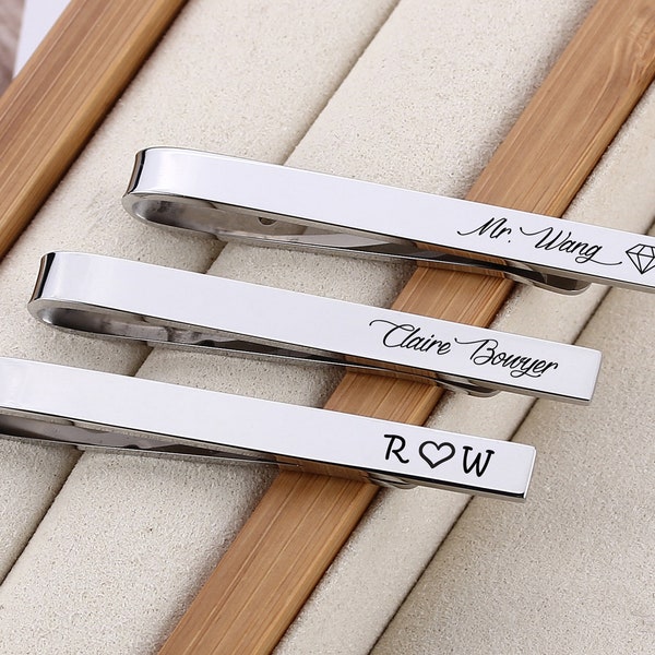 Custom Tie Clip Etsy