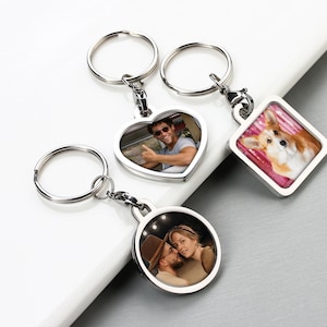 Personalized Photo Keychain, boyfriend Keychains, Gift For Boyfriend, Anniversary Gift, Key Chain, Gift For Him, Photo, Photo gift, picture