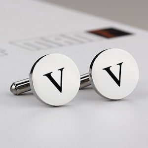 Personalized Cuff Links, Handwriting CuffLinks, Wedding Gift for Husband, Custom Cufflinks for Him, Christmas Gift for Dad Husband,