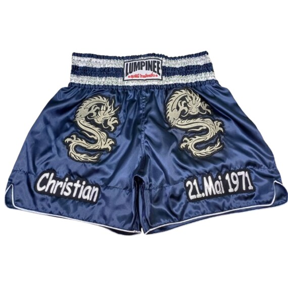 Personalizado personalizado pantalones cortos de boxeo adulto Muay Thai  LUMPINEE regalo MMA artes marciales presentes hombres mujeres dragón  clásico troncos recuerdo cumpleaños -  España