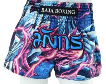 RAJA Unisex Shorts Phantasie kultige Kickboxen Muay Thai Kampfkampf Training MMA Grapping Workout Kampfkunst Badehose Gym Geschenk graduierter BHD