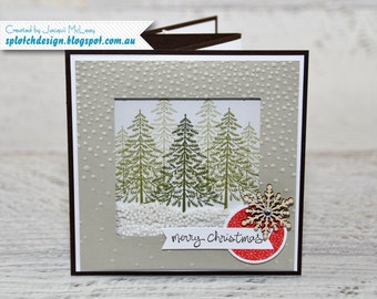 Stampin Up Spinner Shaker Card Digital Tutorial