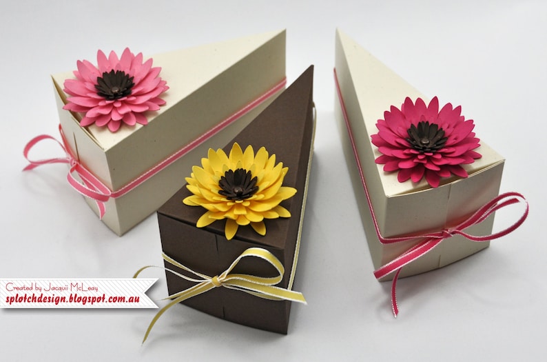 Flower Cake Boxes Digital Tutorial image 5