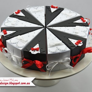 Tutorial digitale per scatole per torte nuziali