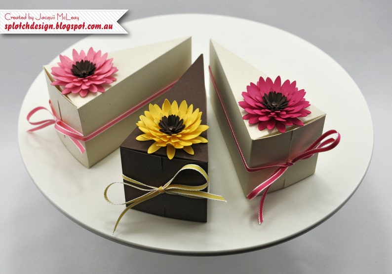 Flower Cake Boxes Digital Tutorial image 4