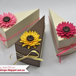 Flower Cake Boxes Digital Tutorial image 2