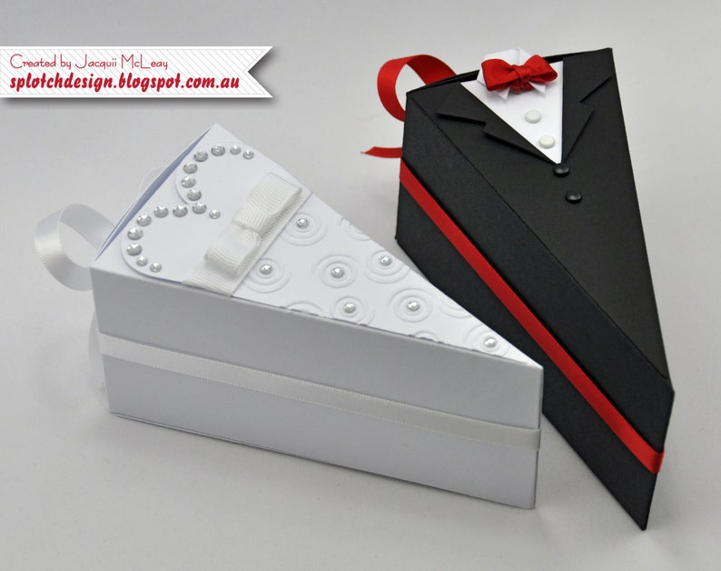 Wedding Cake Box Digital Tutorial Etsy