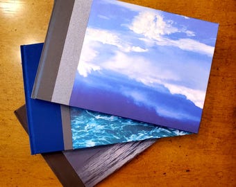 Handmade Landscape Sketchbook – Hardcover, 60lb Paper - Sea and Sky Collection