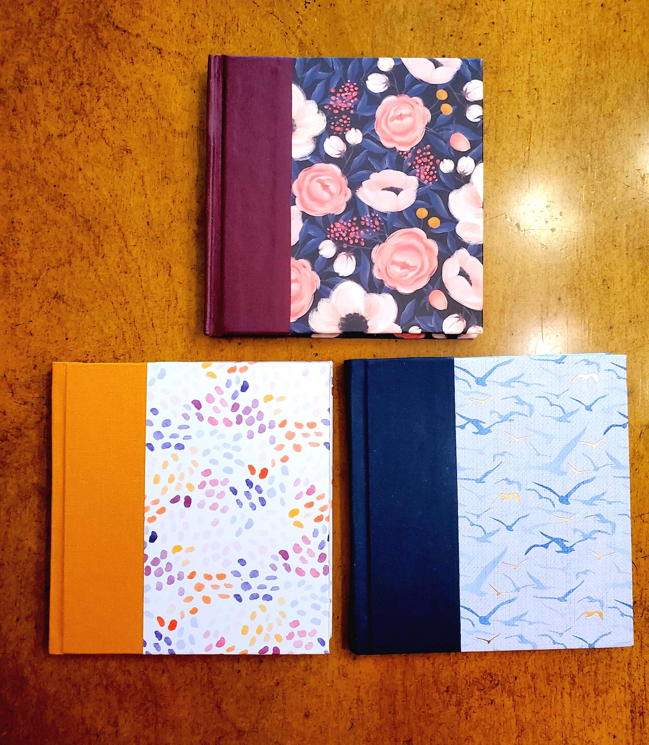 Square Handmade Sketchbooks - Hardcover Sketchbooks - 60lb sketch paper