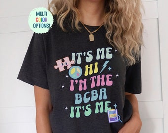 BCBA-uniseks T-shirt: gedragsanalist, cadeau autismeadvocaat