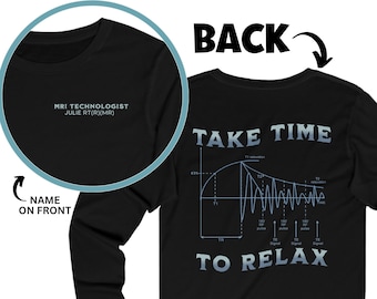 MRI Shirt Personalized MRI Gift MRI Tech Long Sleeve T Shirt Mri Technologist T-shirt Imaging Professional Radiology Gift Mri Mens T Shirt