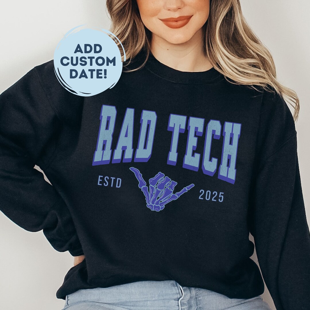 Radiology Sweatshirt Personalized Xray Tech Gift Radiology Shirt Xray