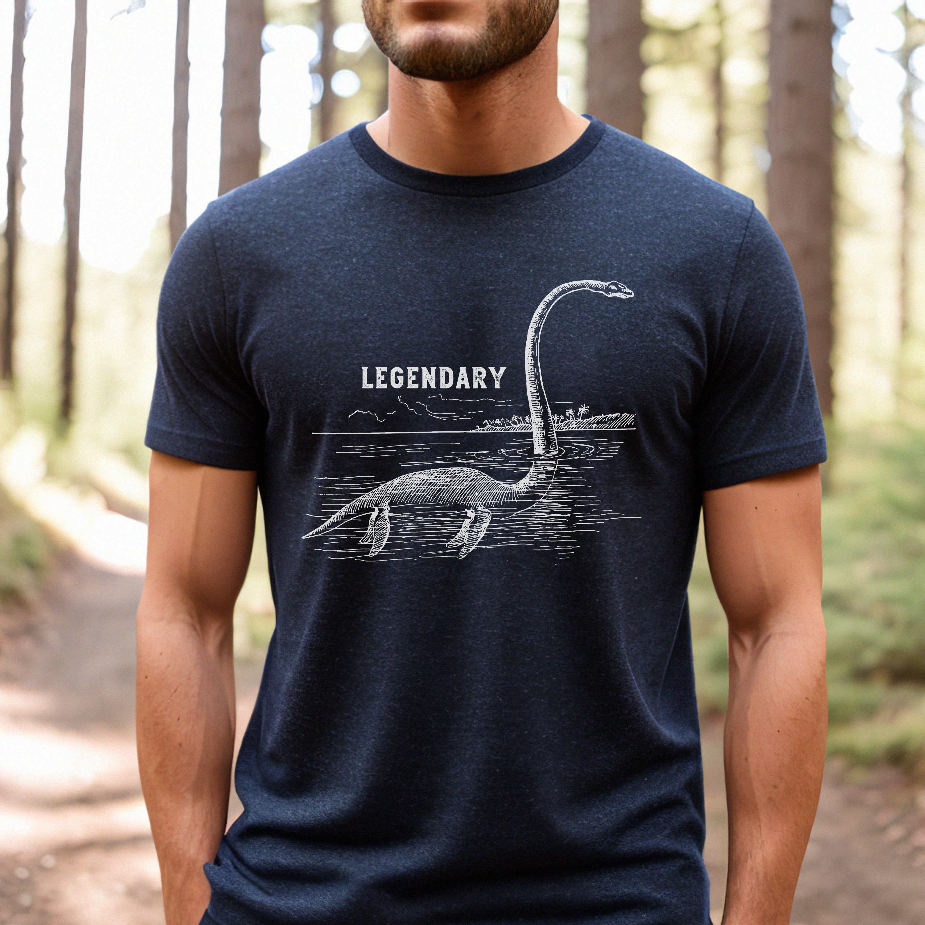 Nessie T-shirt: Funny Loch Ness Monster, Cryptozoology Gift - Etsy