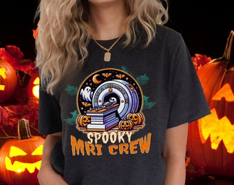 MRI Halloween Shirt Halloween MRI Tech Tshirt Spooky MRI Technologist Radiology Department Halloween Group T-shirt Mri Tech Gift Rad Tech