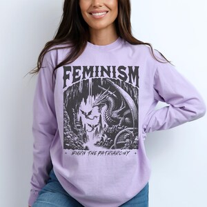 Activism Gift Pro-feminism Shirt Genz Shirt Feminist Apparel Burn The Patriarchy My Body My Choice Feministshirt Feminist Mom Gift Misandry