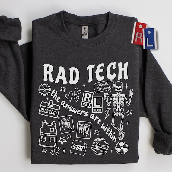 Rad Tech Sweatshirt Xray Technologist Gift Radiologic Tech Crewneck Rad Tech Week Gifts X-ray Student Shirt Rdaiology Team Shirts Xray Grad
