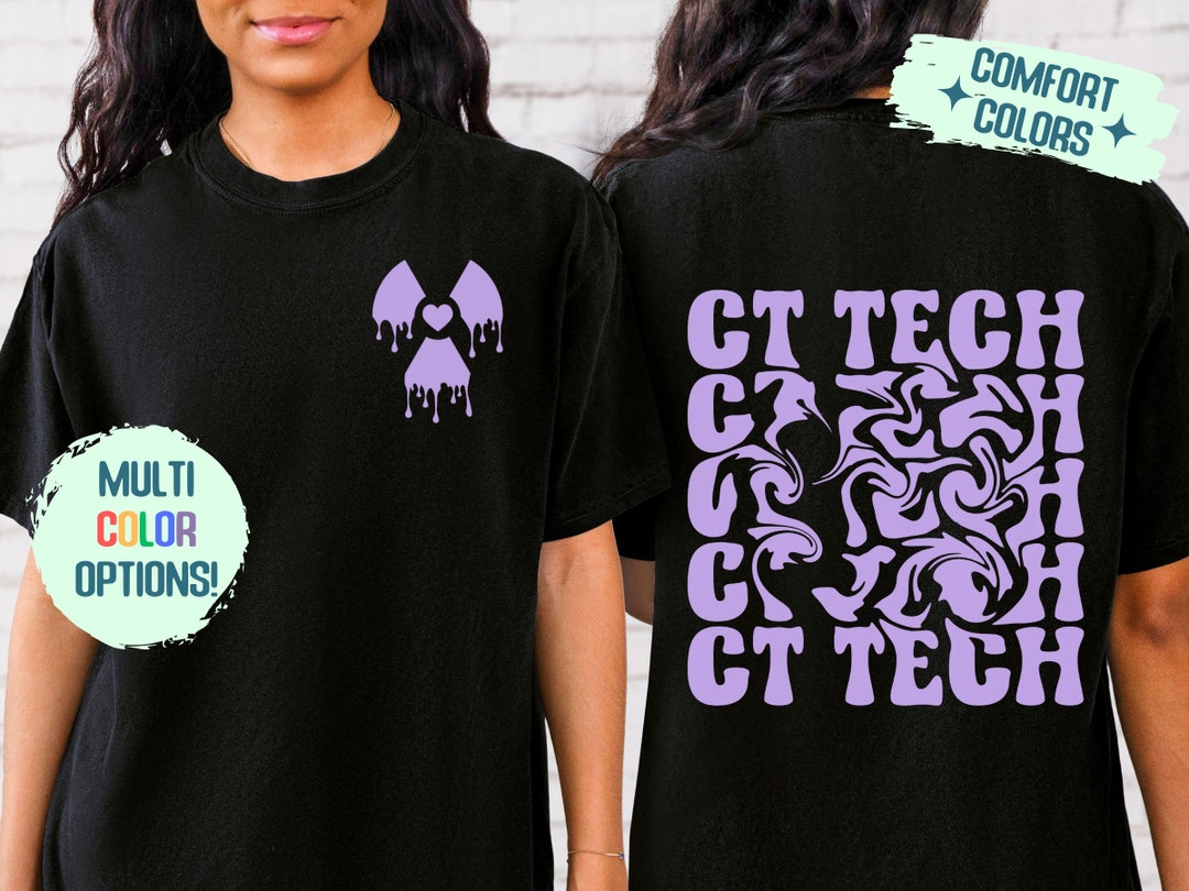 CT Tech Comfort Colors Shirt - Radiology Technologist Gift - Etsy